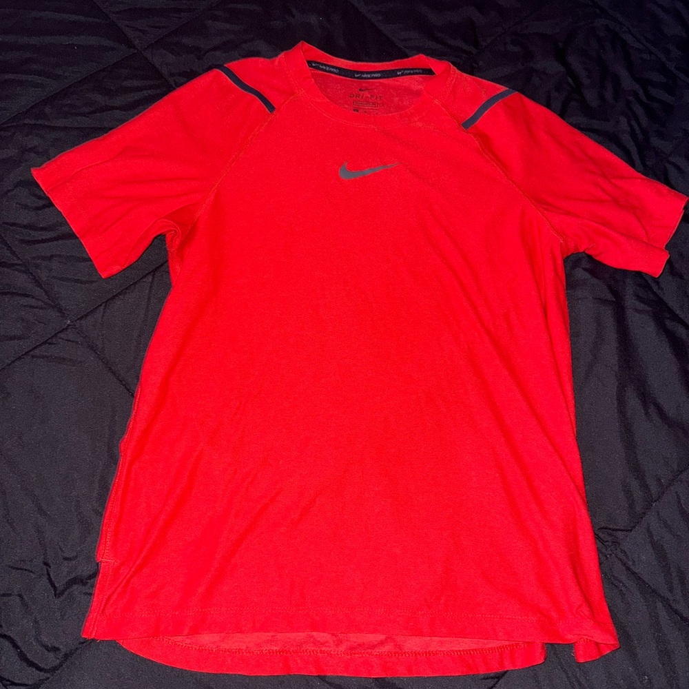Nike Men's Dri-Fit Red Tee